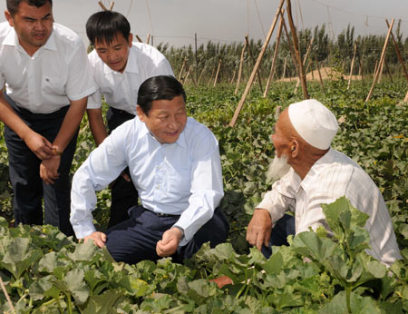 Chinese Vice President Xi Jinping has called for efforts to strengthen and improve grassroots organizations of the Communist Party of China (CPC) to ensure prosperity, development, harmony and stability in ethnic minority areas.